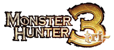 Monster Hunter 3 Tri logo for Wii
